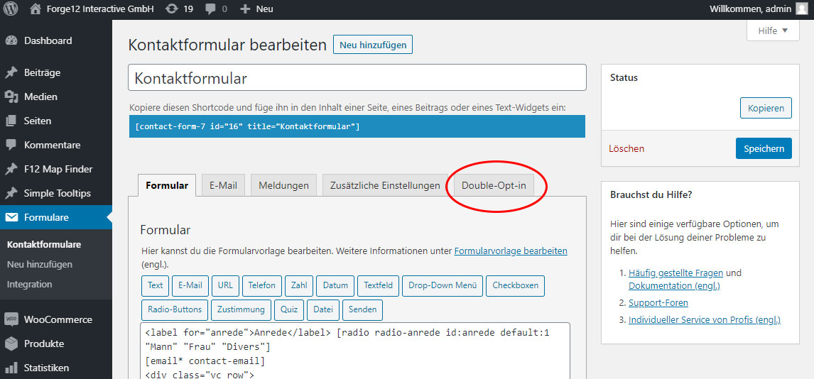 Einrichtungsanleitung