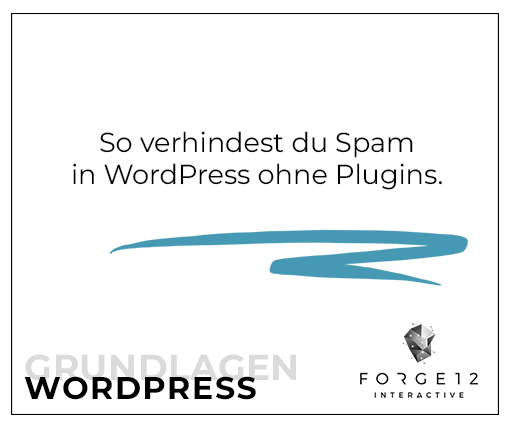 WordPress Spam verhindern 2020.
